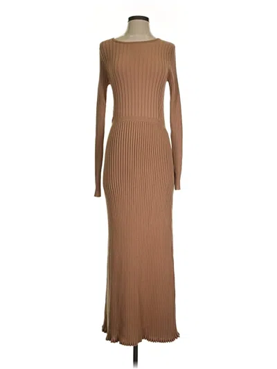 Pre-owned Express Casual Dress In Brown