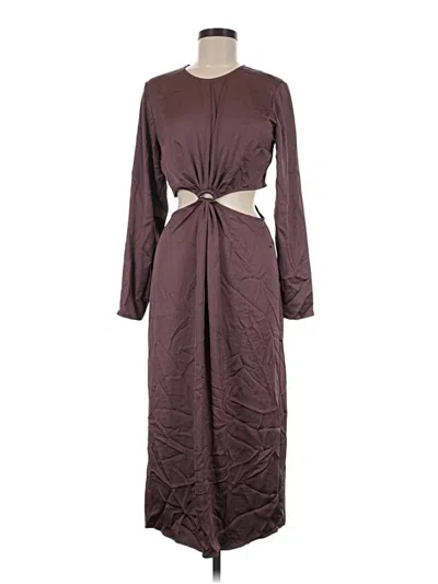 Pre-owned Express Casual Dress In Brown