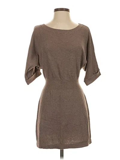 Pre-owned Express Casual Dress In Brown