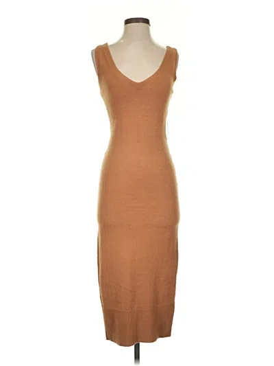 Pre-owned Express Casual Dress In Brown