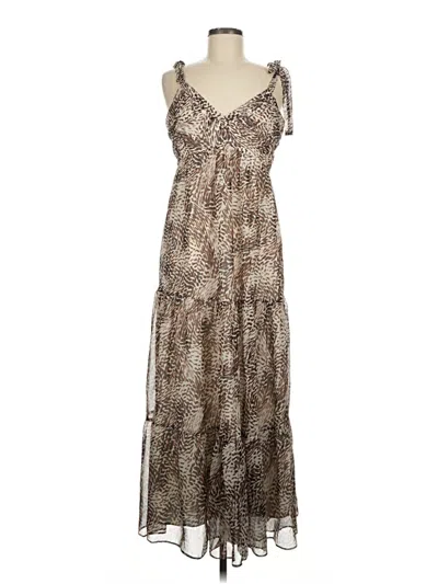 Pre-owned Express Casual Dress In Brown