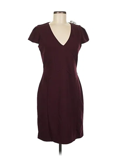 Pre-owned Express Casual Dress In Burgundy