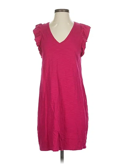Pre-owned Express Casual Dress In Burgundy