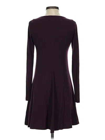 Pre-owned Express Casual Dress In Burgundy