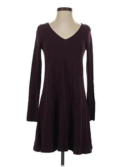 Express Casual Dress In Burgundy