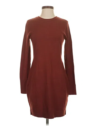 Express Casual Dress In Burgundy