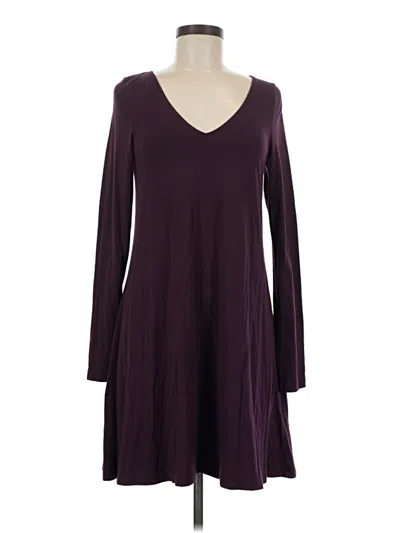 Pre-owned Express Casual Dress In Burgundy