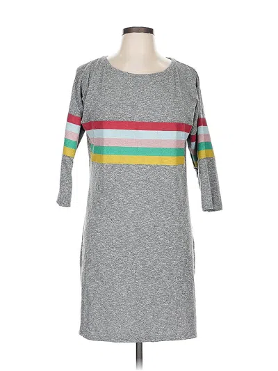 Pre-owned Express Casual Dress In Gray