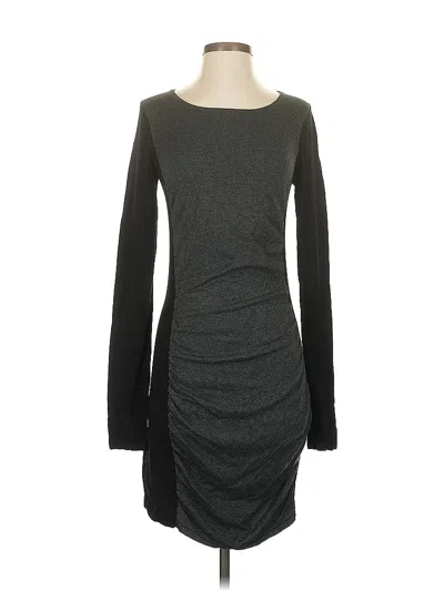 Pre-owned Express Casual Dress In Gray