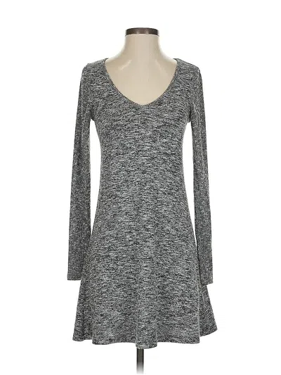 Pre-owned Express Casual Dress In Gray