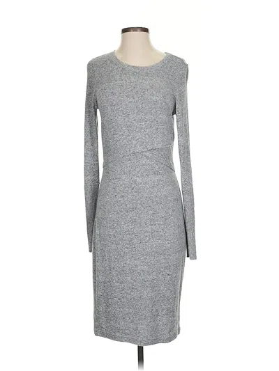 Pre-owned Express Casual Dress In Gray