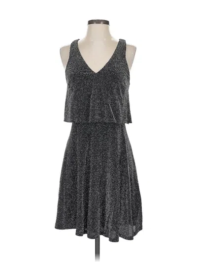 Pre-owned Express Casual Dress In Gray
