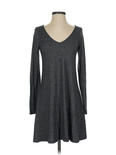 Pre-owned Express Casual Dress In Gray