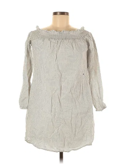 Pre-owned Express Casual Dress In Gray