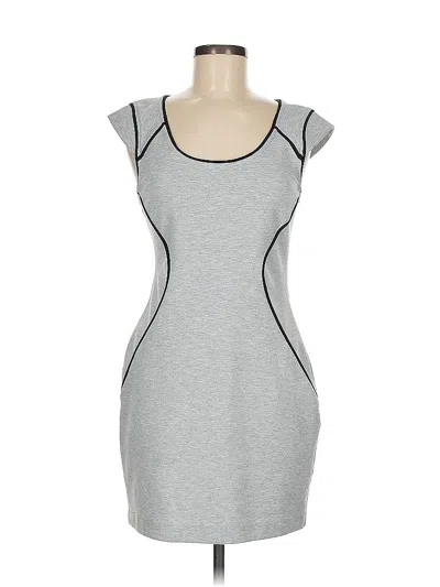 Pre-owned Express Casual Dress In Gray