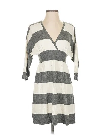 Pre-owned Express Casual Dress In Gray