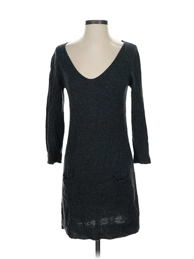 Pre-owned Express Casual Dress In Gray