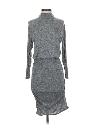Pre-owned Express Casual Dress In Gray