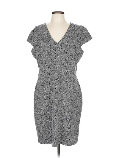 Pre-owned Express Casual Dress In Gray