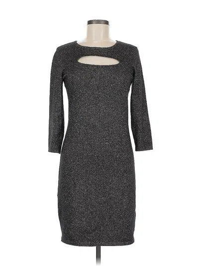 Pre-owned Express Casual Dress In Gray