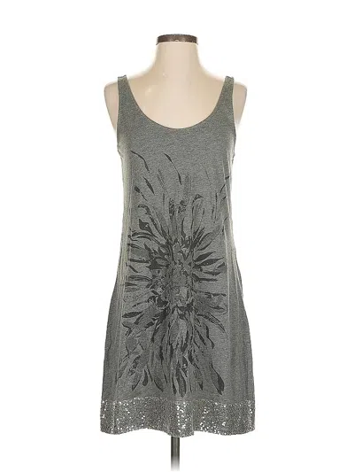 Pre-owned Express Casual Dress In Gray