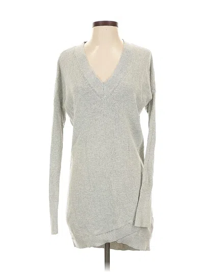 Pre-owned Express Casual Dress In Gray