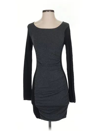 Pre-owned Express Casual Dress In Gray