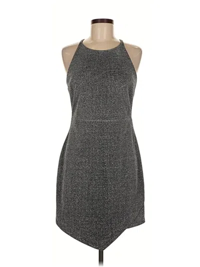 Pre-owned Express Casual Dress In Gray