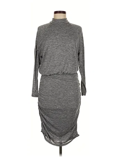 Pre-owned Express Casual Dress In Gray