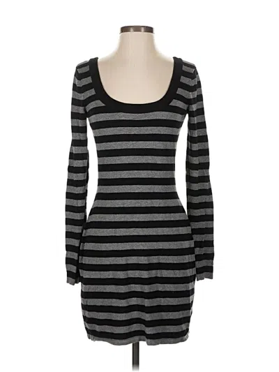 Pre-owned Express Casual Dress In Gray