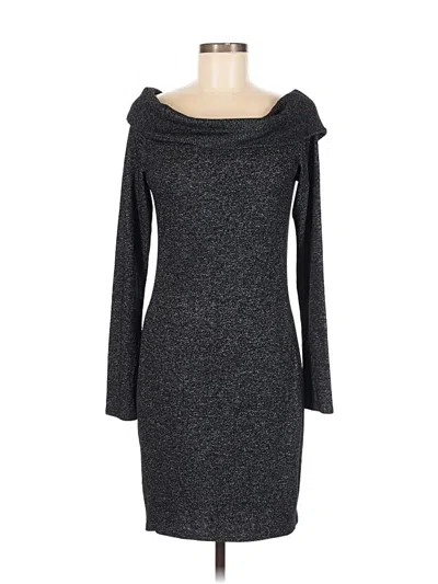 Pre-owned Express Casual Dress In Gray