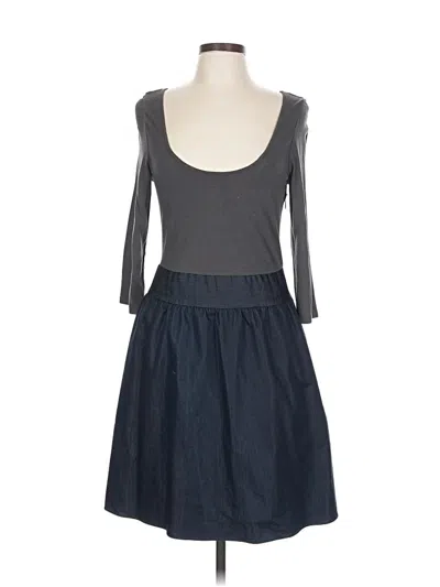 Pre-owned Express Casual Dress In Gray