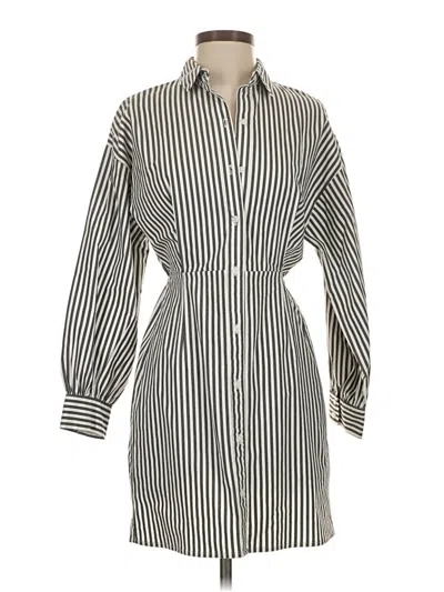 Pre-owned Express Casual Dress In Gray
