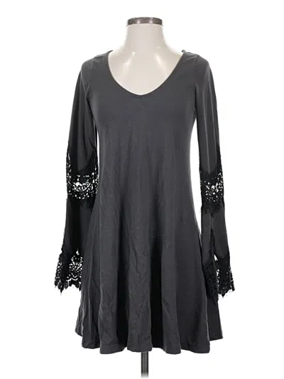 Pre-owned Express Casual Dress In Gray