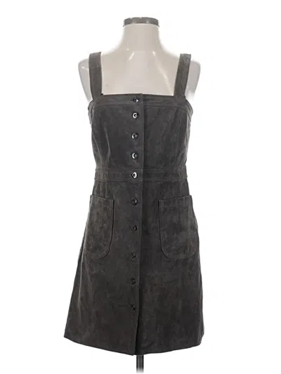Pre-owned Express Casual Dress In Gray