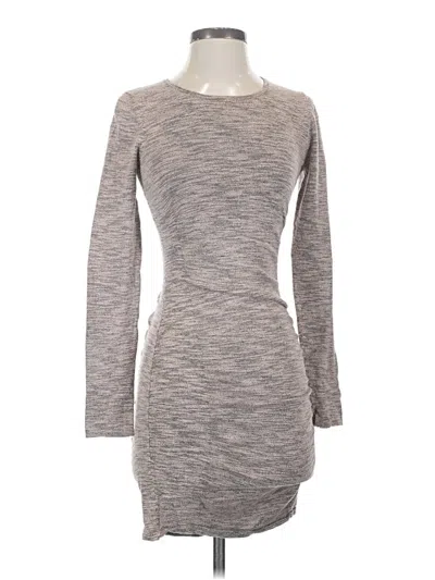 Pre-owned Express Casual Dress In Gray