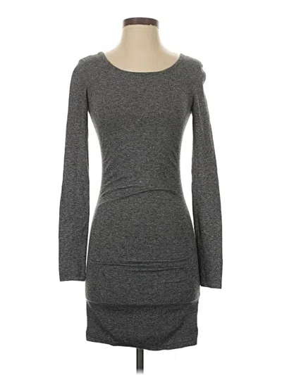 Pre-owned Express Casual Dress In Gray