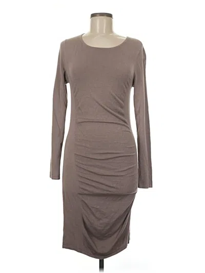 Pre-owned Express Casual Dress In Gray