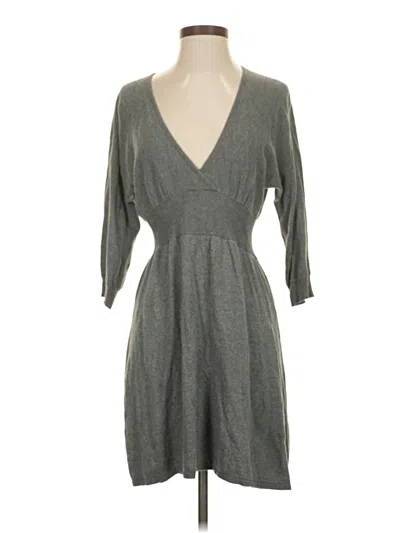 Pre-owned Express Casual Dress In Gray