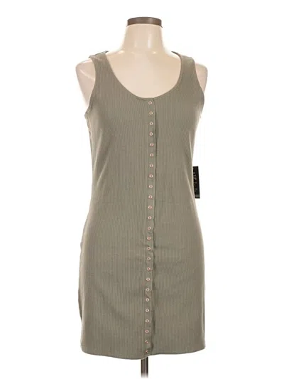 Pre-owned Express Casual Dress In Gray