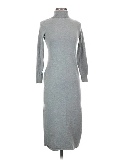 Pre-owned Express Casual Dress In Gray