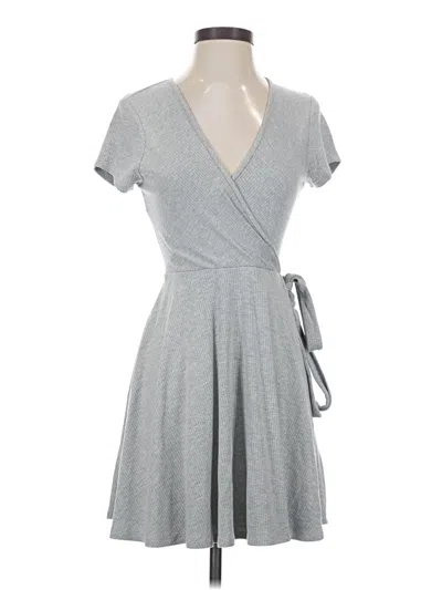 Pre-owned Express Casual Dress In Gray