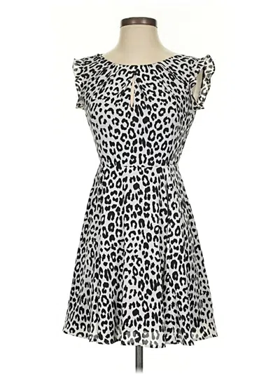 Pre-owned Express Casual Dress In Gray