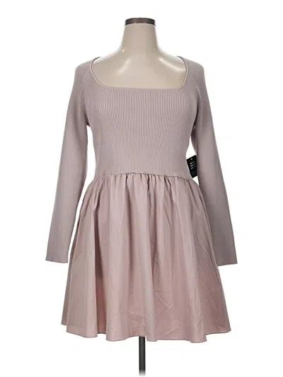 Express Casual Dress In Gray