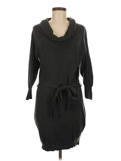 Pre-owned Express Casual Dress In Gray