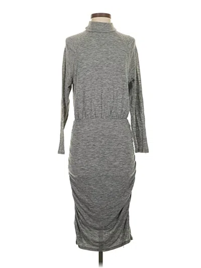 Pre-owned Express Casual Dress In Gray