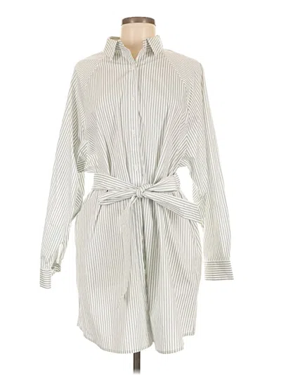 Pre-owned Express Casual Dress In Gray
