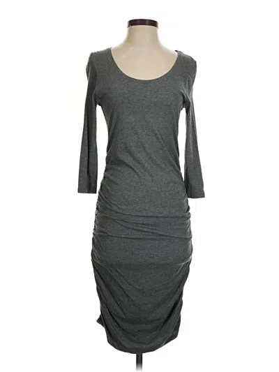 Pre-owned Express Casual Dress In Gray