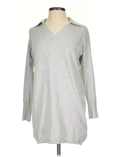 Pre-owned Express Casual Dress In Gray