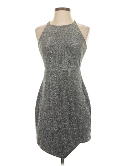 Pre-owned Express Casual Dress In Gray